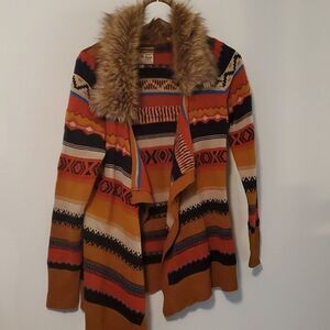 POWDER PR River Outfitters  panhandle Slim cardigan sweater  S